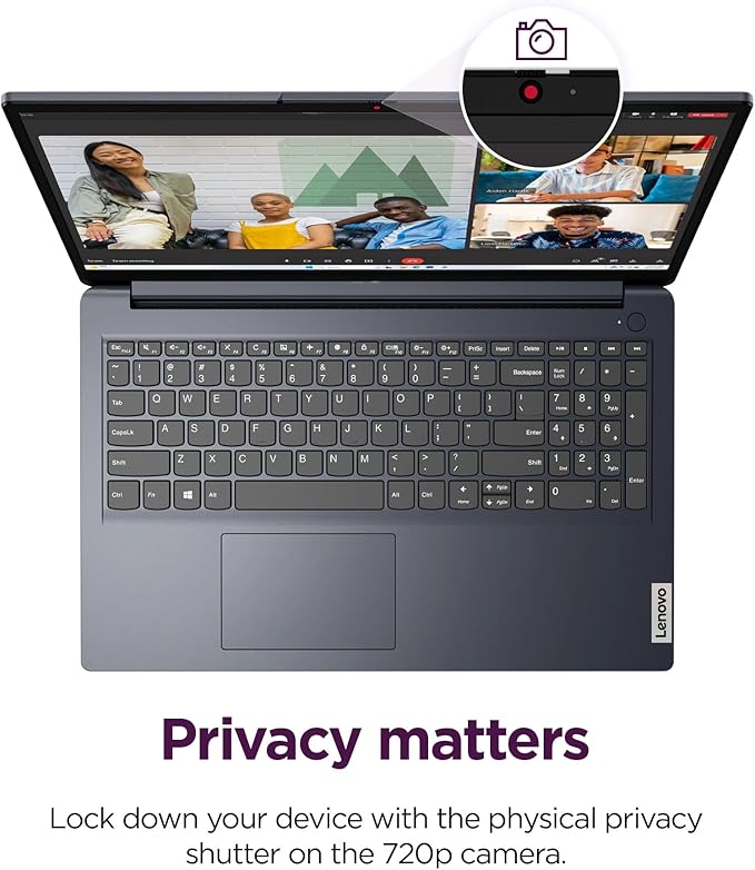 Lenovo IdeaPad Laptop for Business Student 2025, 15.6" Display, 8GB RAM + 884GB Storage (256GB SSD +128GB eMMC +500GB Ext), Dual Intel Core Processor, WiFi 6, HubxcelAccessory, Office 365 1 Yr, Win 11