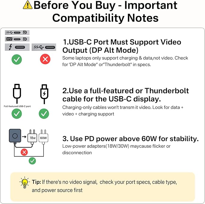 ACASIS USB C Splitter with 4K@60Hz Video Output, USB C Hub 10Gbps, 1xUSB C Video Output for Portable Monitor, 3xUSB C 10Gbps,100W PD, Multiport Adapter Splitter for Dell/HP/Mac Pro/Samsung