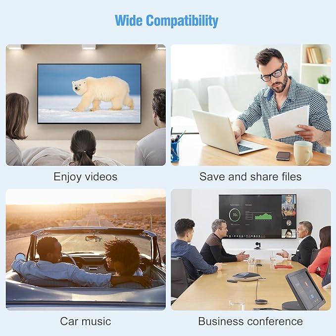 KOOTION 32GB USB Flash Drive, Metal Key Shaped 2.0 USB Memory Stick Pen Drive Black