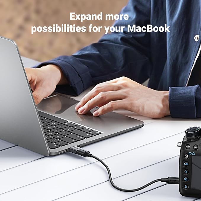 UGREEN USB C to USB A 3.2 10Gbps OTG Adapter 2 Pack Compatible with iPhone 17 Pro Max Air 16 15 MacBook Air iMac iPad Galaxy Tab S9 S25,Black