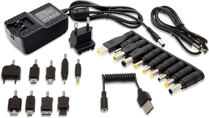 20000QC3-AO-PA Power Bank – Modern 20100mAh DC/USB Portable Charger with Quick Charge 3.0, 5V USB incl.12-24V DC Output for Laptops, Tablets, Samsung, iPhone – Fast Charging, Airline Approved