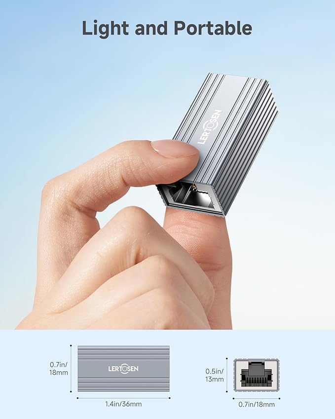 Ethernet Extender 10Gbps, 2 Pack Ethernet Coupler Connector for Cat8 Cat7 Cat6 Cat5 Cable, 328ft Long Distance Extend, Aluminum Alloy Shell