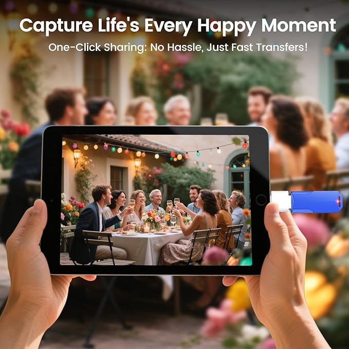 64GB Flash Drives 2 Pack Wooolken USB 3.0 Thumb Drives with USB C Adapters and Lanyards,Memory Sticks for Data Storage