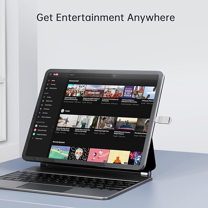 TOPESEL 32GB USB-C Flash Drive - Waterproof Type-C & USB-A Thumb Drive for Computer, Mac, Smartphone & Tablet