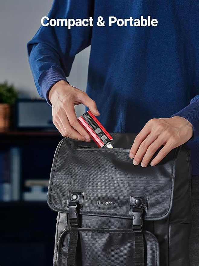 256GB Flash Drive Intended for Phone Tablet Androidphone and Computers, 4 in 1 Photo Stick for Phone Memory Storage Easily Backup Photos Videos, Plug and Play, No App Required (Red)