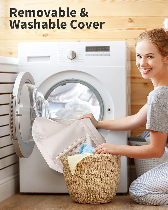 SAIJI Laptop Lap Desk with Pillow Cushion, Ultra Lightweight Portable Computer Stand Desk for Couch, Bed & Chair, Fit up to 17” Laptop & MacBook Air with Side Pocket, Rails for Airflow