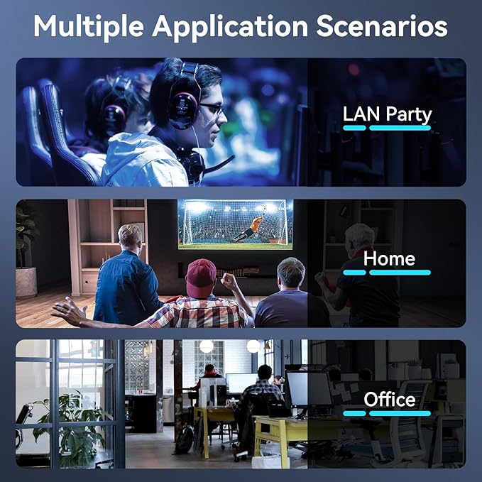 16 Port 2.5Gb Switch Umanaged,16X 2.5GBASE-T Ports,2X 10G SFP, 120Gbps Switching Capacity,Port Isolation,/1U Rack-Mount/Fanless/Plug & Play Multi-Gig Unmanaged Network Switch