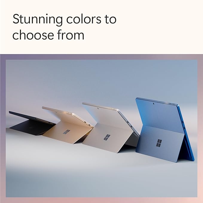 Microsoft Surface Pro 2-in-1 Laptop/Tablet (2024), Windows 11 Copilot+ PC, 13" Touchscreen OLED Display, Snapdragon X Elite (12 Core), 32GB RAM, 1TB Storage, Platinum