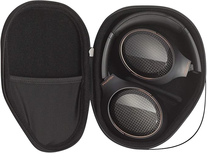 Phiaton PPU-BN0600BK01 900 Legacy Bluetooth On-Ear Headphones with Microphone, Digital Hybrid Noise-Canceling, Black, PPU-BN0600BK01