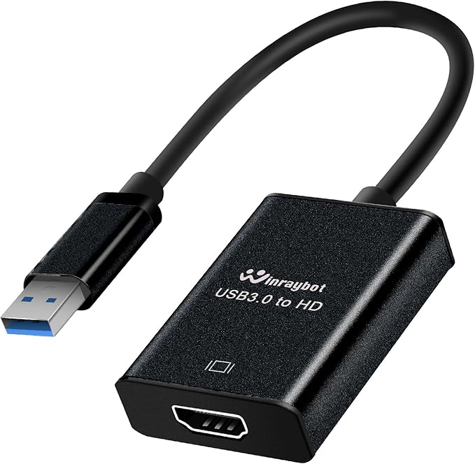 USB to HDMI Adapter,Usb3.0 to Hdmi,HDMI to USBA for Monitor,usba to HD for MacBook hdmi Adapter,Compatible with Windows 10/11 and Mac os