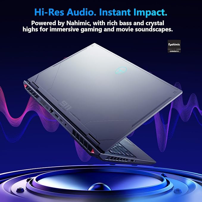 Thunderobot Radiant 16 5060 Gaming Laptop, 16" QHD+ 300Hz 2.5K Display, Core i7-14650HX, NVIDIA GeForce RTX 5060, 64GB DDR5 RAM, 4TB SSD, RGB Backlit Keyboard, Wi-Fi 6, Win11 Home