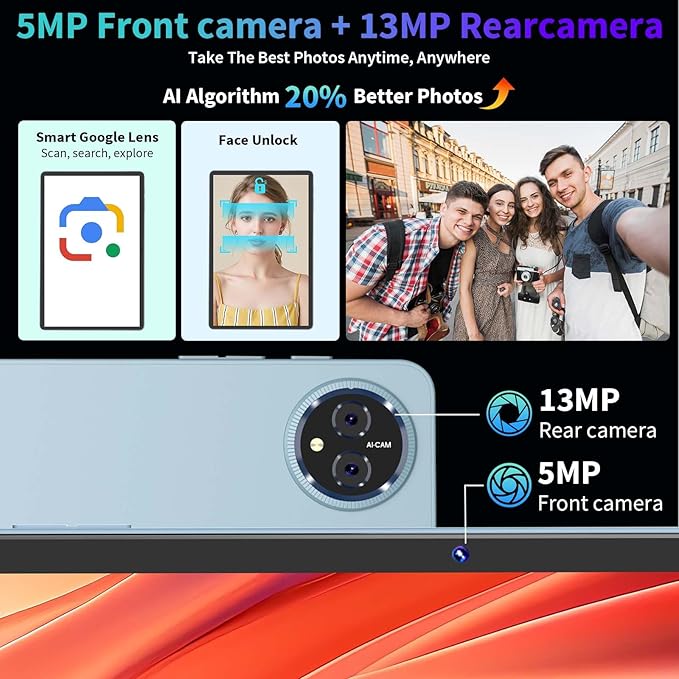 Android 15 Tablet, 2025 Upgraded 11 inch Android Tablets with Keyboard, 24GB+256GB+2TB Expand, Support Face Unlock+18W Fast Charging, Octa-Core CPU,Dual WiFi6, Dual Camera,8000mAh Battery, Green