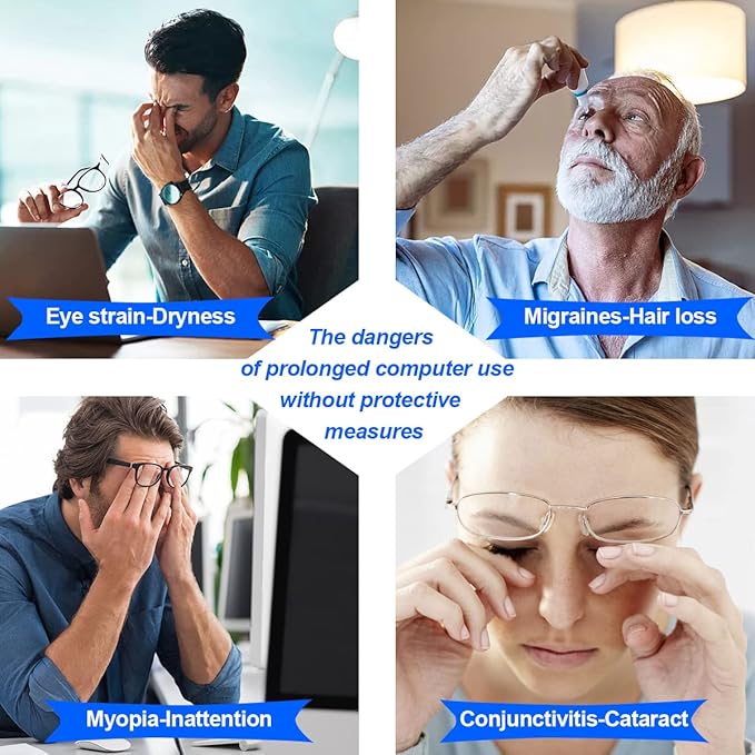 Computer Privacy Screen Filter 24" Hanging Privacy Screen Protector Compatible Widescreen Computer Monitor with Aspect Ratio 16:9,Anti-Glare Privacy Screen Protector for 23.6" 23.8" Monitor