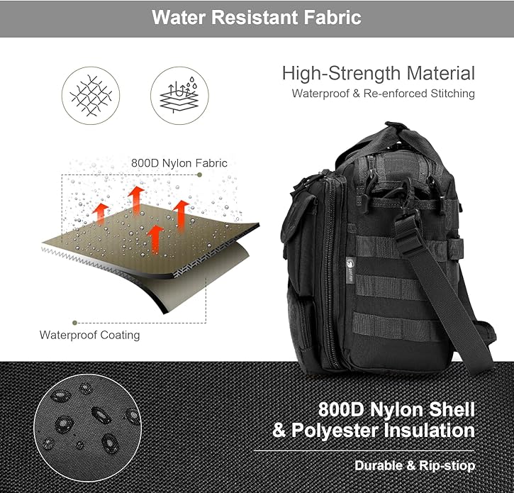 Stypos Tactical Messenger Bag Briefcase for Man Military Laptop Bag 14 Inch/15.6 Inch /17.3 Inch Messenger Shoulder Work Bag