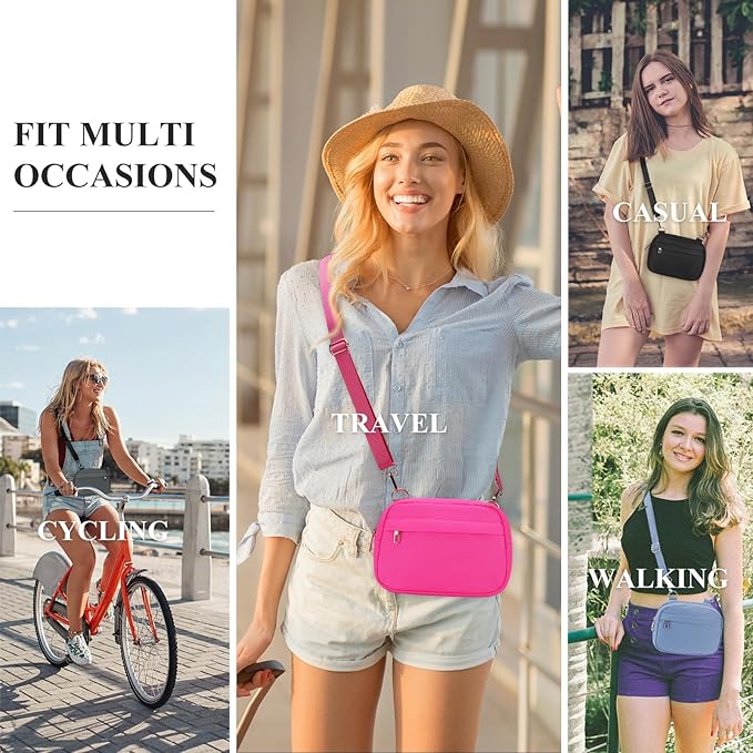 MAXTOP Small Crossbody Bags for Women Belt Bag Fanny Pack with Adjustable Strap