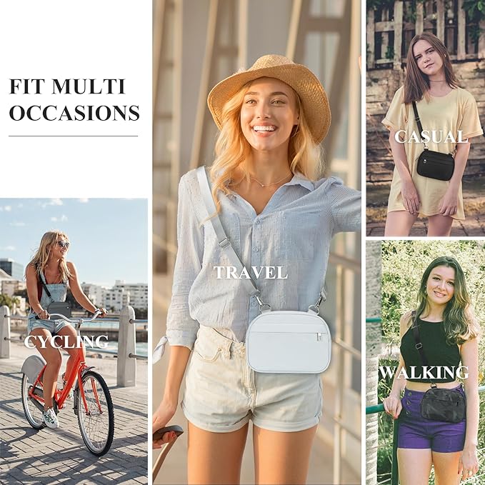 MAXTOP Small Crossbody Bags for Women Belt Bag Fanny Pack with Adjustable Strap