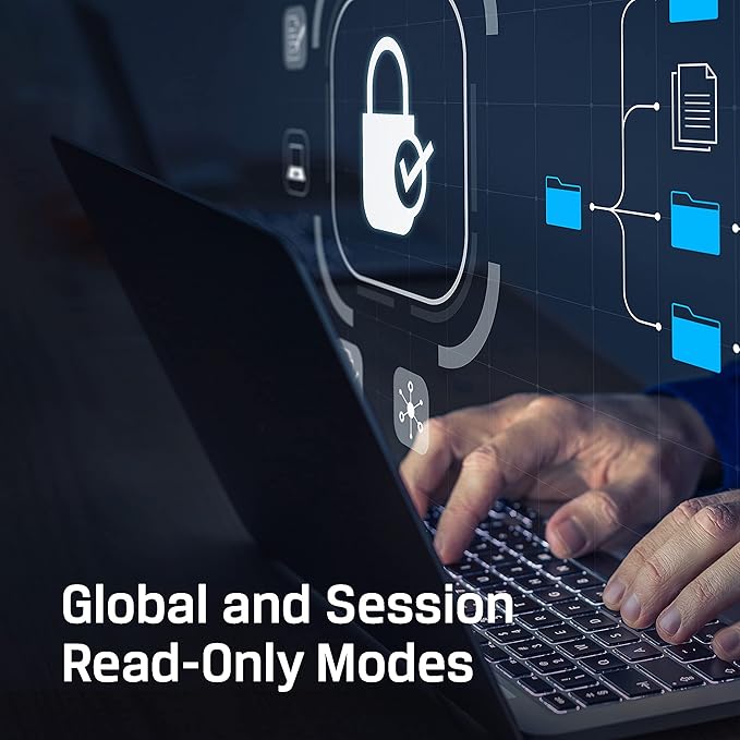 Kingston Ironkey Keypad 200 32GB Encrypted USB | Alphanumeric Keypad | Multi-Pin Access | XTS-AES 256-bit | FIPS 140-3 Level 3 Certified | Brute Force & BadUSB Protection | IKKP200/32GB,Blue