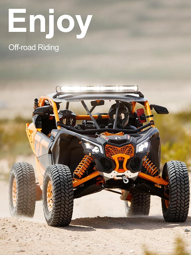 UTV Phone Mount, Aluminum Heavy Duty UTV Phone Holder Fit for 1.75"-2" Roll Cage, Compatible with Polaris RZR/Can Am X3/Kawasaki Teryx/Talon Pioneer 1000, No Block Camera & Buttons