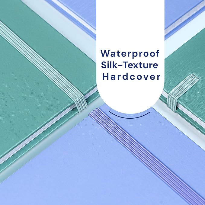 A4 Lined Journal Notebook, 8mm Ruled Notepad, Journaling for Writing, Work, School, Travel and Note Taking, Hardcover 160 Pages (80 Sheets) 8.27 x 11.6 inches (6 Pack Black)