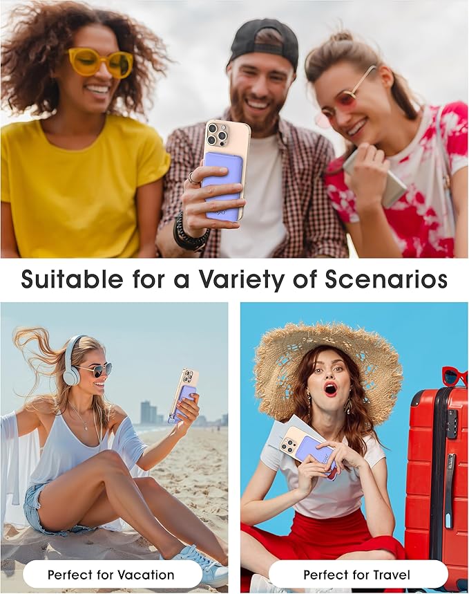 TG90° Portable Phone Charger Ultra Mini Power Bank with Built-in Foldable AC Wall Plug and Cables,5000mAh External Battery Pack Compatible with iPhone and Android Smart Devices