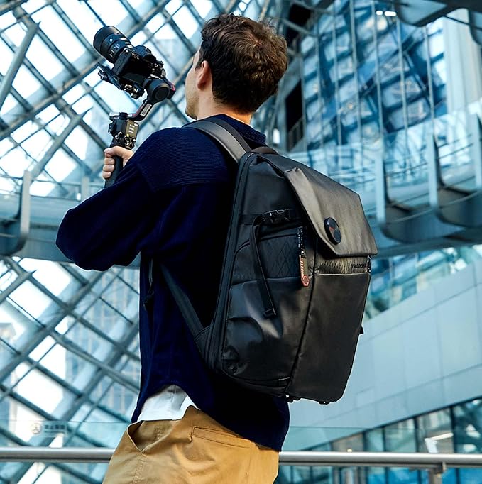 VSGO 25L Professional Camera Backpack, Extra Large Capacity, Travel & Commuting Backpack,Compatible with Canon, Fujifilm, Nikon, 17.3-Inch Laptops