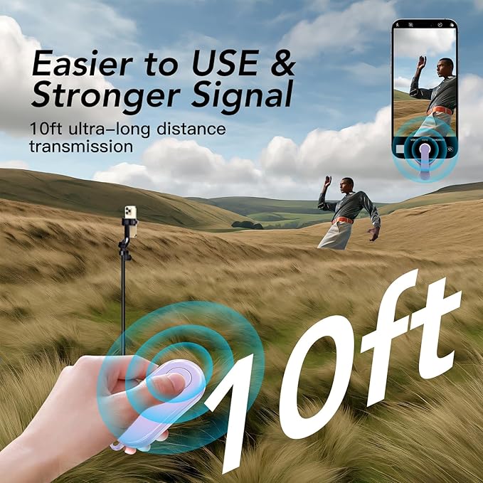 Remote Control Page Turner for Kindle Paperwhite Oasis Kobo eReaders,Kindle Clicker Page Turner Accessories for iPhone,iPad, Android Tablets Reading Novels,Camera Video Record&Shutter Selfie (Green)