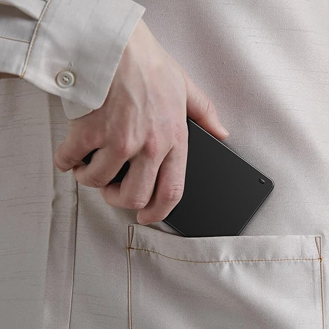 OHY XVX WK60 Foldable Bluetooth Keyboard for iPad, iPhone, MacBook, Android & Windows, Japanese Kanagawa Wave Art Design,Ultra-Portable Wireless Keyboard with Bluetooth 5.0 & 20H Battery - Black