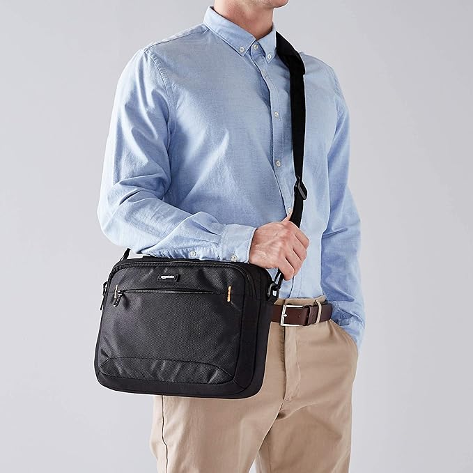 Amazon Basics Laptop Carrying Case Shoulder Strap, 10-pack, 11.6 inch, Black