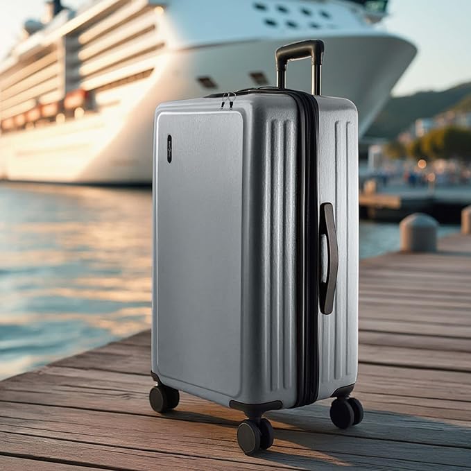 28 Inch Luggage with Spinner Wheels, Hard Shell Suitcase with TSA Locks for Luggage, Travel Large Suitcase, Expandable Hard Shell Suitcases, Grey