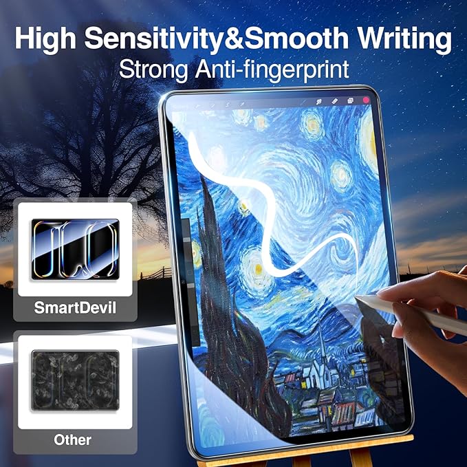 SMARTDEVIL Screen Protector for iPad Air 5th/4th 10.9 Inch (2022/2020),iPad Pro 11 Inch (2022/2021/2020/2018) with Easy Installation Frame, 9H Clear Tempered Glass Film, Anti-Scratch, 2 Pack