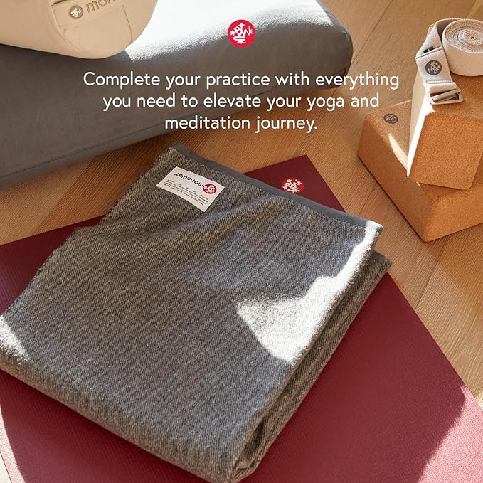 Manduka GRP Adapt Travel Yoga Mat 71" - 1.5mm | Foldable & Travel friendly | Ultimate Grip | Sweat ready for Any Style of Yoga | 71 x 24 inches