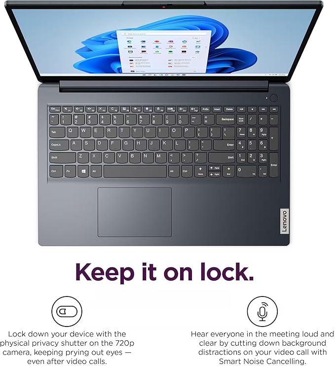 Lenovo IdeaPad 15.6” Flagship Touchscreen Laptop 2025, 10-Core Intel i5, Lifetime Office 2024, Copilot AI, 24GB RAM, 1.5TB Storage (1TB SSD + 500GB Ext), HubxcelAccessory, Long Battery, Win 11 Pro