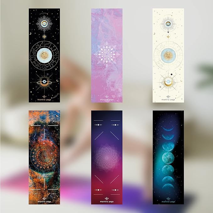 Mantra Yoga Travel PRO 1.5mm - Foldable Fitness & Exercise Mat with Bag | Lightweight, Compact & Eco-Friendly | Non-Slip & Washable | For All Types of Yoga | 72" L x 24" W | 2.6 lbs