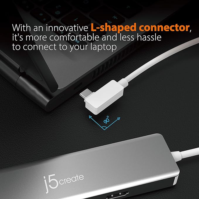 j5create 9 in 1 USB-C Hub-SuperSpeed+Gen 2 Type C Adapter w/Ethernet, microSD/SD 4.0, 4K HDMI, USB-C 3.1 Gen2 Port, PD 100W for MacBook Pro/Air, XPS, Chromebook & Other USB C Windows Laptops (JCD375)