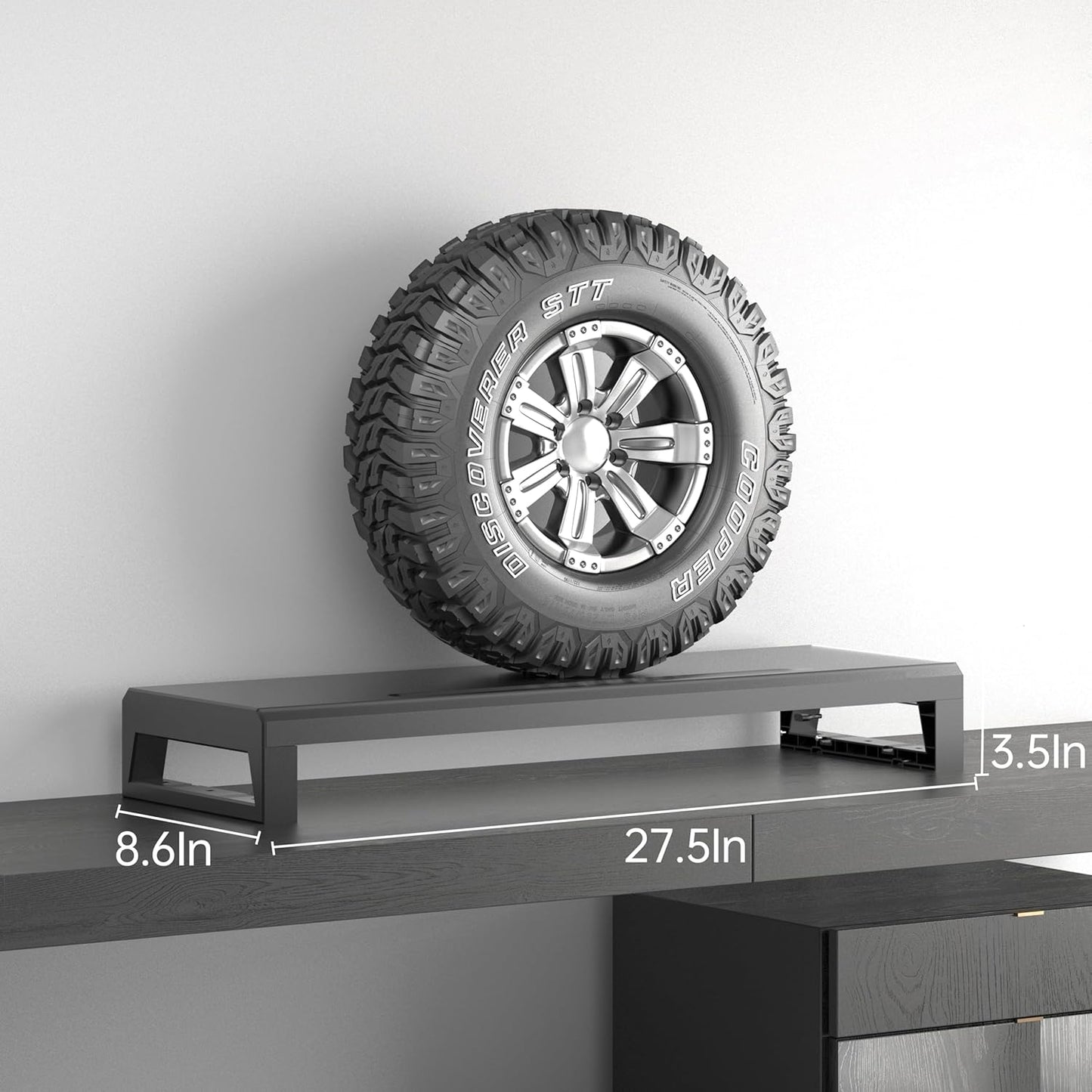Computer monitor stand Laptop Desk Shelf & Monitor Riser ,27.55 inches long desk riser Monitors/PC/Laptop/Computer Space Saver Organizer (Basic Version, 700mm)