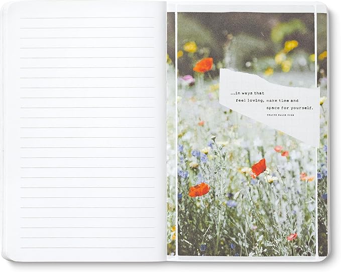 Compendium Softcover Journal – More Simplicity, More Ease, More Softness, More Light – A Write Now Journal with 128 Lined Pages, 5" W x 8" H