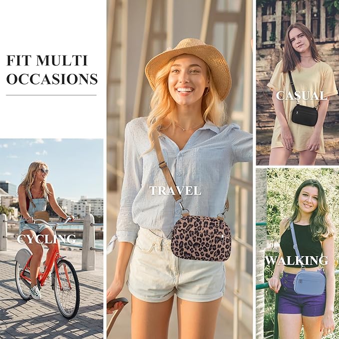 MAXTOP Small Crossbody Bags for Women Belt Bag Fanny Pack with Adjustable Strap