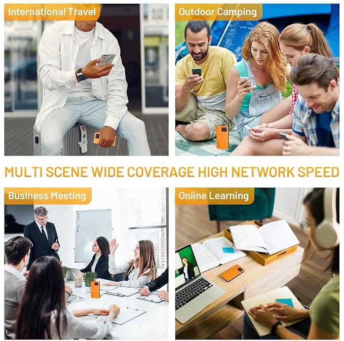 RoamWiFi 4G LTE Mobile Hotspot Router Worldwide Portable High Speed Hotspot with US 1GB Data 30Day No SIM Card Needed 10 Connected Devices Pocket Hotspot for Travel in 170+ Countries