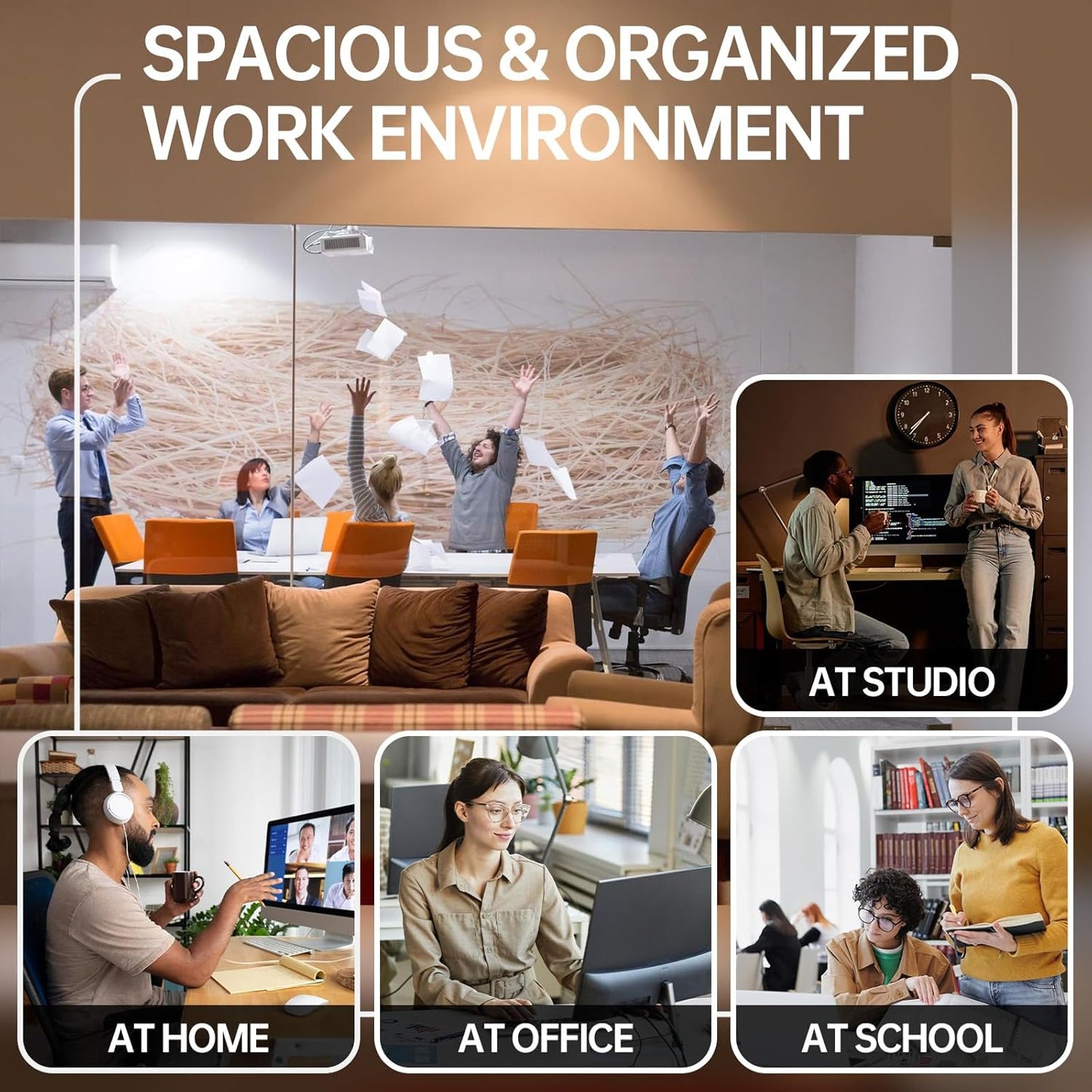 12 Pcs Desk Grommet 2 inch(50mm), Desk Hole Grommet, Cable Grommet, Desk Hole Cover, Desk Cord Hole Cover, Desk Cable Hole Cover with Hole Saw, Desk Wire Hole Insert, Furniture Hole Cover(Black)