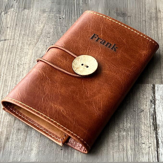 Custom Leather Electronic Organizer Roll – Personalized Cord Pouch for Travel Tech Accessories, USB Cables, Charger, Passport, SD Cards – Handmade Gift for All