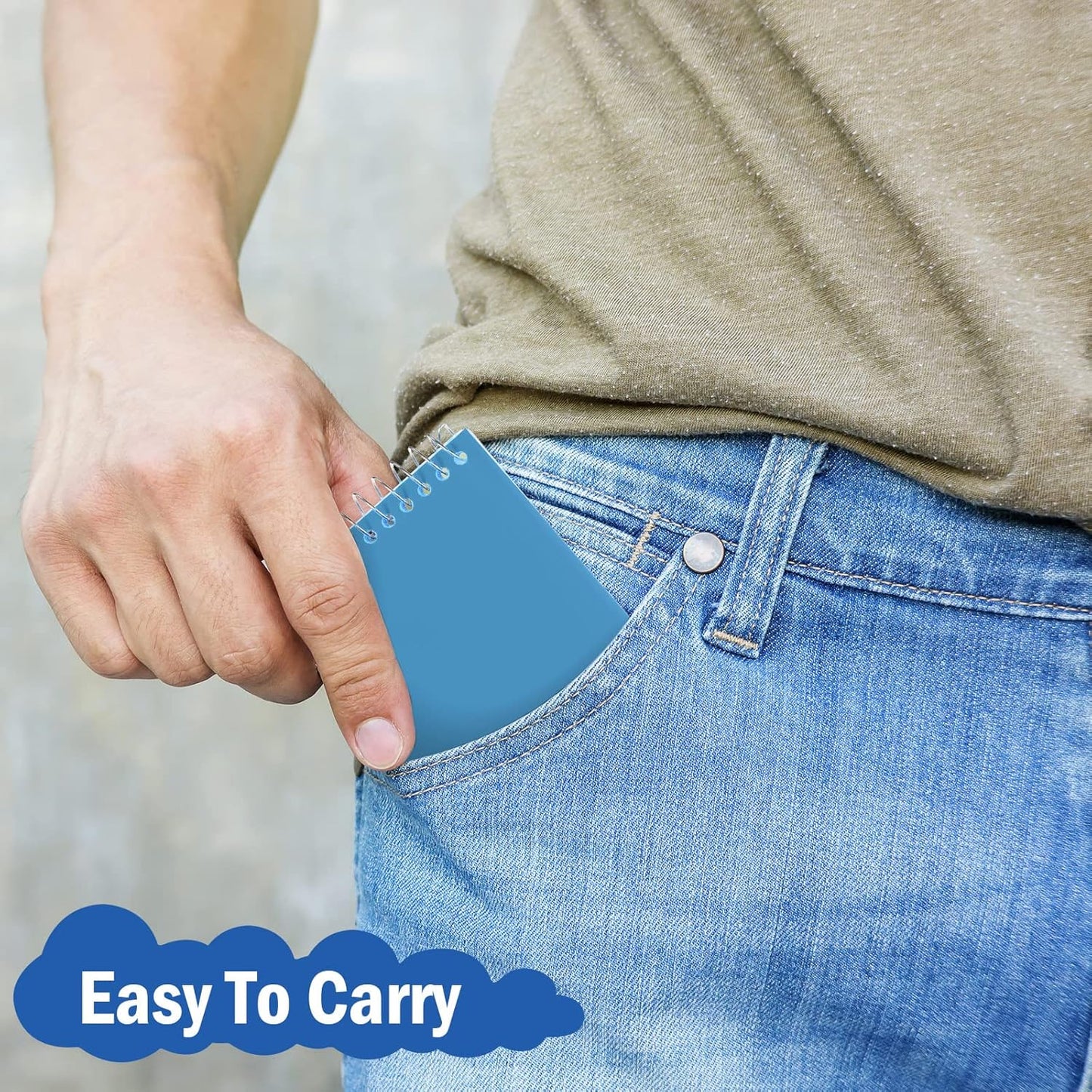 100 Pieces Spiral Memo Pads Bulk 3 x 5 Inch Small Note Pads Top Bound Lined College Ruled Paper Mini Notepad Pocket Spiral Notebooks for School Office Home Supplies, 75 Sheets (Fresh Colors)