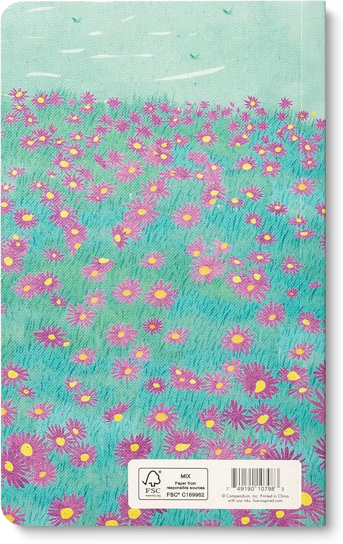 Compendium Softcover Journal - Sometimes the most important thing in a whole day is the rest we take between two deep breaths... – A Write Now Journal with 128 Lined Pages, 5”W x 8”H