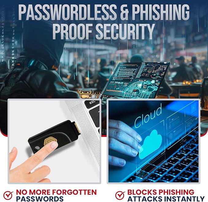 GoTrust Idem Key – A, IP68 Waterproof, Multi-Protocol Two-Factor Authentication Security Key, USB-A/NFC, FIDO2 L2 Certified - Safeguard Your Online Accounts