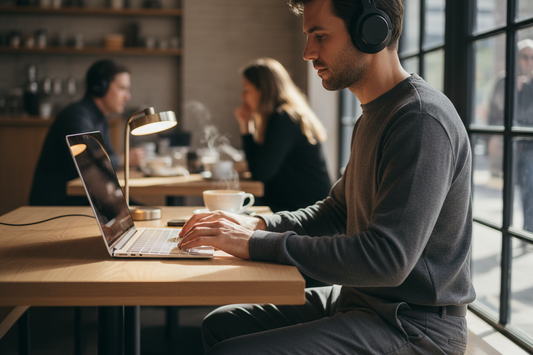 The Silent Productivity Setup: How to Work Deeply in Open Offices, Cafés & Shared Spaces