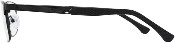 ZENOTTIC Blue Light Reading Glasses for Men Computer Readers Trendy Square Metal Frame Anti Glare