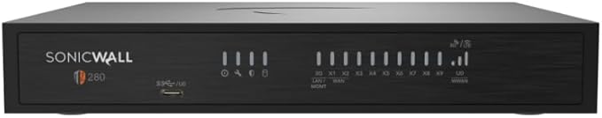 SonicWall TZ280 High Availability (03-SSC-6936) | Redundant HA Unit for TZ280 Firewall Synchronization | Next-Generation Firewall | Ideal for Seamless Failover and Network Resilience