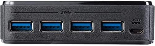 StarTech.com USB 3.0 Peripheral Sharing Switch - 4 USB 3.0 (5Gbps) x 4 Computers - Mac / Windows / Linux - USB A/B Switch - USB Switch (HBS304A24A)