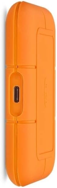 LaCie Rugged SSD 4TB Solid State Drive — USB-C USB 3.2 NVMe speeds up to 1050MB/s, IP67 Water Resistant, 3m Drop Resistant, Encryption, 5-Year Warranty with Data Recovery, 1 Mo Adobe CC (STHR4000800)