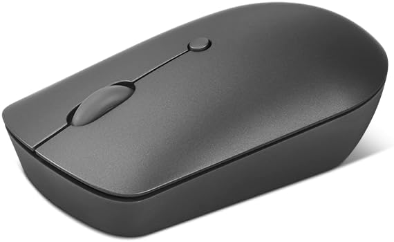Lenovo 540 Wireless Computer Mouse for PC, Laptop, Computer with Windows or Chrome OS - 2.4 GHz USB-C Wireless Pairing Receiver - Compact Size - 18-Months Battery Life - Ambidextrous - Storm Grey