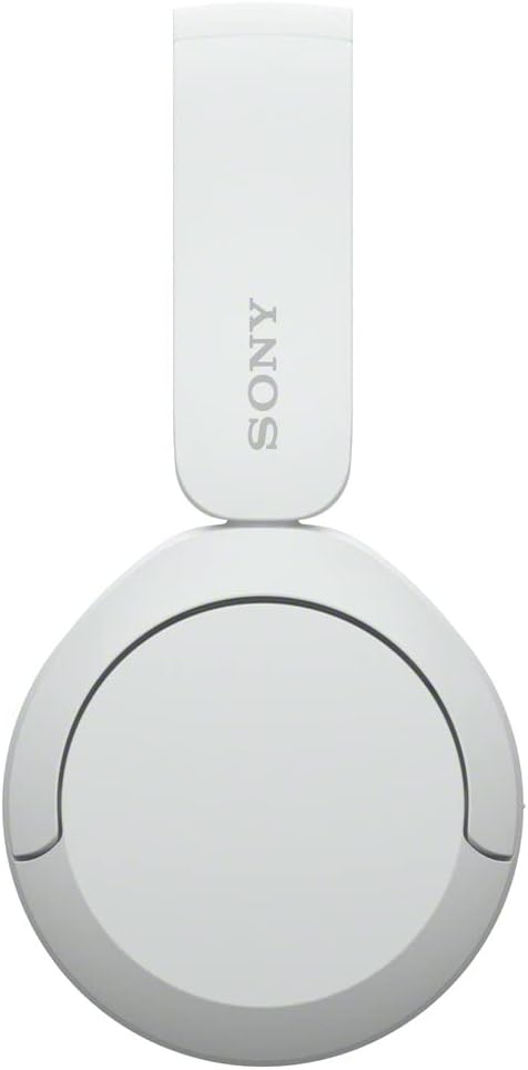 Sony WH-CH520 Wireless Headphones Bluetooth On-Ear Headset with Microphone and up to 50 Hours Battery Life with Quick Charging, White